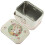 2Pcs Beige Tinplate Candy Container with Lid Durable Cookie Storage 7