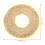 3Pcs Durable Beige Straw Hard Hat Sun Shade Wide Brim Visor 9