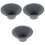 3Pcs Portable Dark Grey Ceramic Tea Infuser Filter for Coffee & Tea 2