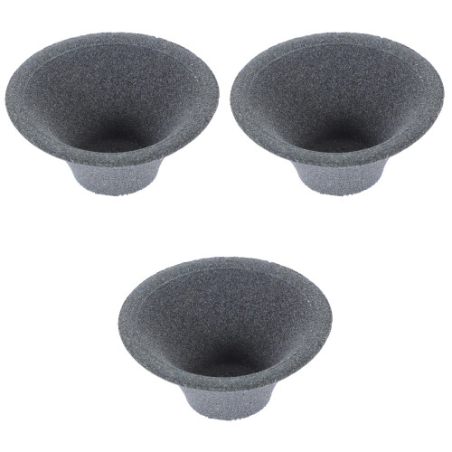3Pcs Portable Dark Grey Ceramic Tea Infuser Filter for Coffee & Tea 1