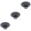 3Pcs Portable Dark Grey Ceramic Tea Infuser Filter for Coffee & Tea 4