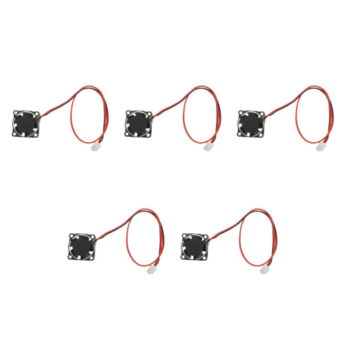 5Stk Mini Dc Lüfter Schwarz Für Hobby Stk Kühlung 2