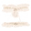 2Ensembles Ceintures De Jambe En Satin Et Beige Pour 8