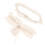 2Ensembles Ceintures De Jambe En Satin Et Beige Pour 11