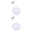 2Pcs Energy-Saving Dimmable LED Downlight White Recessed Ceiling Lamp 4