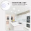 2Pcs Energy-Saving Dimmable LED Downlight White Recessed Ceiling Lamp 9