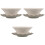 3Sets White Ceramic Tea Filter No-Hole Coffee Dripper Compact Design 2