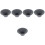 5Pcs Portable Ceramic Tea Infuser Dark Grey Reusable Coffee Dripper 3