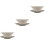 3Sets White Ceramic Tea Filter No-Hole Coffee Dripper Compact Design 4