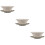 3Sets White Ceramic Tea Filter No-Hole Coffee Dripper Compact Design 8
