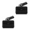 2Stk Vielseitige Phone Charging Station USB Schwarz 2