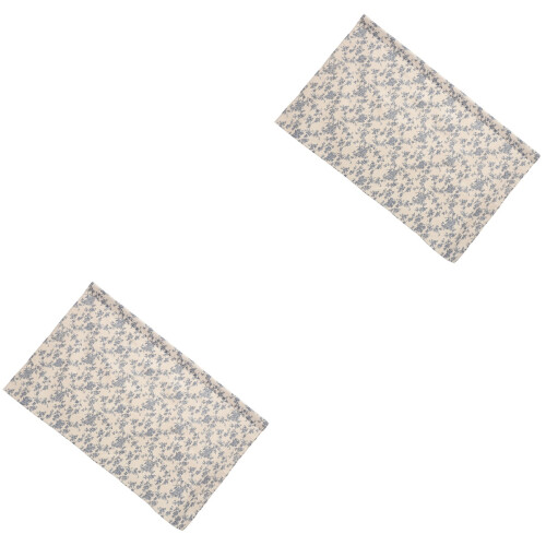 2Pcs Blue Window Curtains Short Half Drapes for Bathroom Bedroom Decor 1
