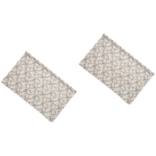 2Pcs Blue Window Curtains Short Half Drapes for Bathroom Bedroom Decor 2