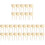 45Pcs Beige Food Feeder Fork for Birds Sturdy Fruit Feeding Accessory 2