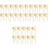 45Pcs Beige Food Feeder Fork for Birds Sturdy Fruit Feeding Accessory 3