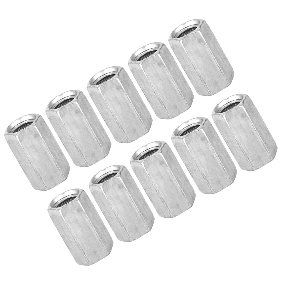 M8 X 20Mm Hex Sleeve Nuts 10Pcs Heavy Duty Threaded Fasteners For Construction 6911393778848