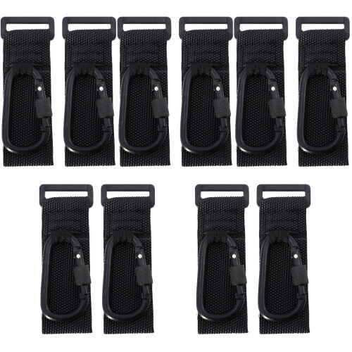 10Pièces Crochets Stroller Noir Pour Nurserie Robuste 1