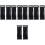 10Pièces Crochets Stroller Noir Pour Nurserie Robuste 5