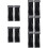 10Pièces Crochets Stroller Noir Pour Nurserie Robuste 6