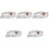 5Stk Küchen Eier Ringe Form Pancake Maker Silber 2
