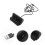 3Stk Stabile USB C Ladehalterung Telefon Dock Schwarz ABS 8