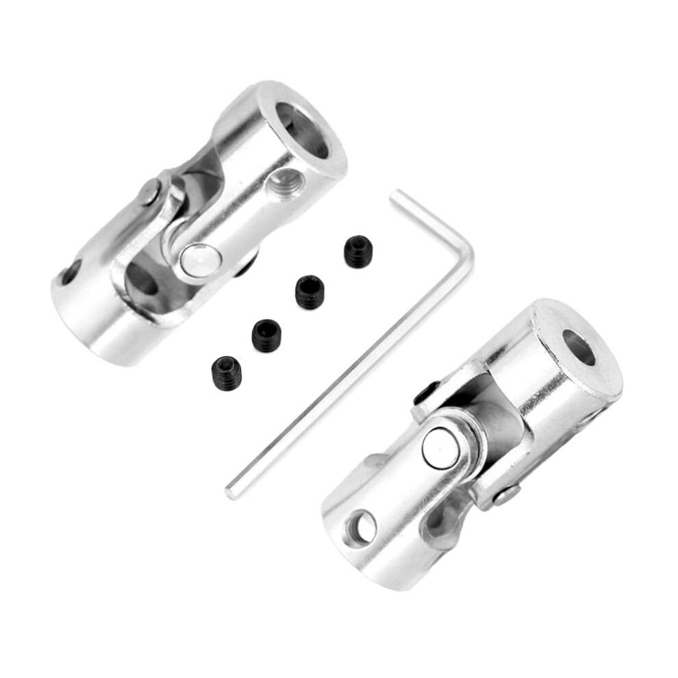 Motor Shaft Coupling 2Pcs Universal Joint Diy Steering 35Mm Length 14Mm Od 5081393779044
