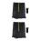 2Sets Weather-Resistant Black PP Trampoline Protective Safety Nets 2