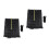 2Sets Weather-Resistant Black PP Trampoline Protective Safety Nets 3