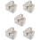 5Pcs Tinplate Cookie Tin Multi-Color Holiday Candy Storage Gift Box 7