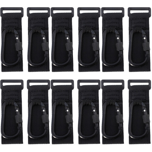 12Pièces Crochets Noir Poussette Support Bébé 1