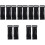 12Pièces Crochets Noir Poussette Support Bébé 6