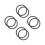 8Pcs Black Silicone Seal Ring for Ice Cream Maker Accessories 6