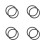 8Pcs Black Silicone Seal Ring for Ice Cream Maker Accessories 7