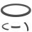 8Pcs Black Silicone Seal Ring for Ice Cream Maker Accessories 8