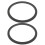 8Pcs Black Silicone Seal Ring for Ice Cream Maker Accessories 10