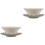 2Sets Ceramic Tea Infuser Coffee Filter White Aluminum Alloy Home Use 2