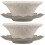 2Sets Ceramic Tea Infuser Coffee Filter White Aluminum Alloy Home Use 4