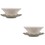 2Sets Ceramic Tea Infuser Coffee Filter White Aluminum Alloy Home Use 5