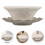 2Sets Ceramic Tea Infuser Coffee Filter White Aluminum Alloy Home Use 8