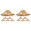 10Pièces Mini Chapeaux Tressés Pour Décorations De 1