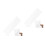 2Pcs Clear Hair Coloring Board Highlighting Tool Durable Pc Material 1