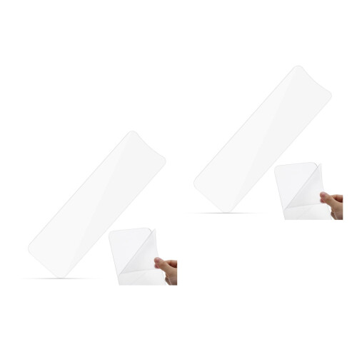 2Pcs Clear Hair Coloring Board Highlighting Tool Durable Pc Material
