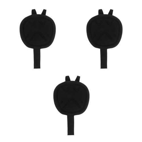 3Pcs Black Baseball Hand Back Protector Eva Sports Hand Guard 2