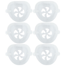 6Pièces Support Masque Ajustable Nettoyable Réutilisable