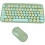 2Sets Compact Wireless Keyboard Mouse Combo ABS Office Laptop Computer 1