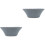 2Pcs Grey Ceramic Coffee Filter Tea Strainer for Tea Room Use 2