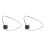 2Pcs Portable Silent Mini Dc Fan Black Plastic Cooling for Electronics 1