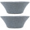 2Pcs Grey Ceramic Coffee Filter Tea Strainer for Tea Room Use 4