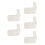 5Pcs White Kiln Framing Pillars Stone Material Stable Pottery Supports 2