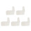 5Pcs White Kiln Framing Pillars Stone Material Stable Pottery Supports 4